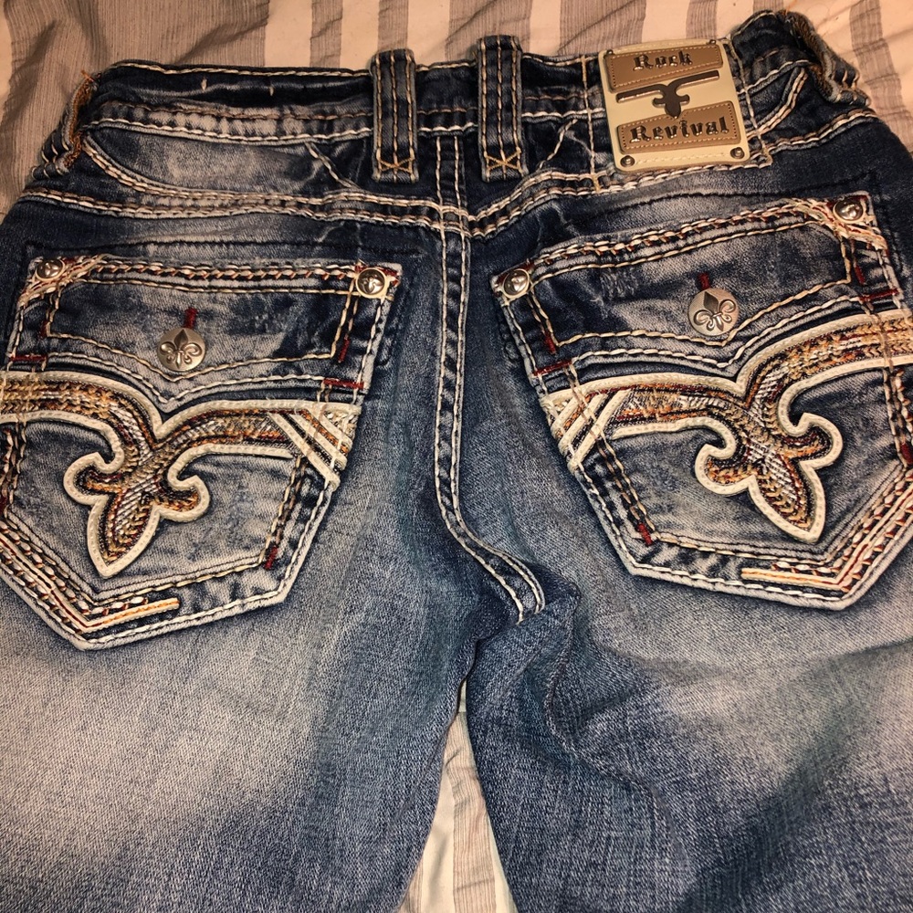 Men’s Rock Revival Jeans worn once!